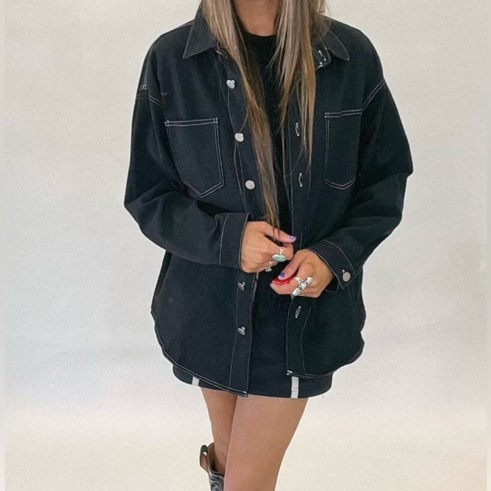 NIP HYFVE Boyfriend Button Down
Shacket